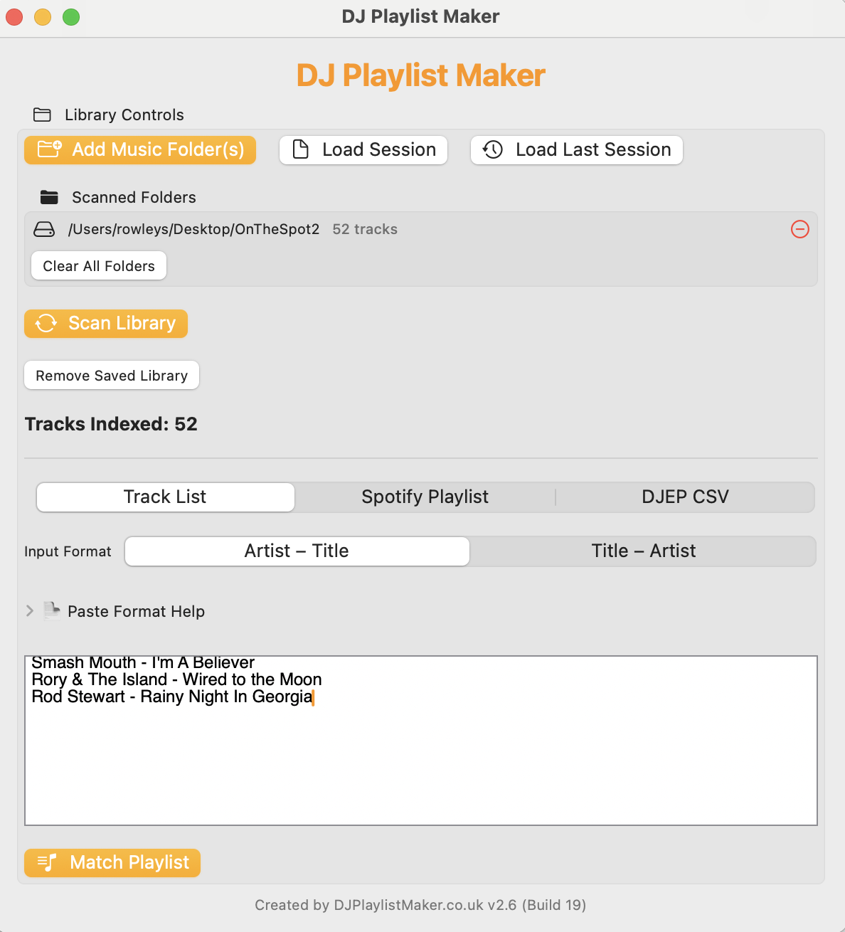 Full library scan and folder UI